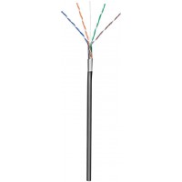 CAT 5e câble réseau Outdoor, F/UTP, Noir 100 m