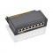 CAT 6a panneau de brassage mini/bureau, 8 ports noir