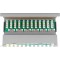 CAT 6 panneau de brassage mini/bureau, 12 ports gris