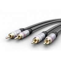 Câble de raccordement audio Premium stéréo 3 m