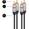 Câble de raccordement audio Premium stéréo 3 m