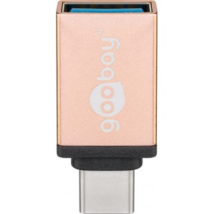 USB-C™ / USB A OTG adaptateur SuperSpeed ​​pour connecter des câbles de charge 3,0, or or