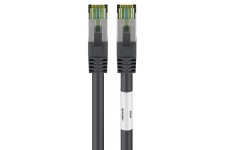 Câble patch RJ45 (CAT 6A, 500 MHz) avec câble brut CAT 8.1 S/FTP, 25 m