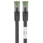 Câble patch RJ45 (CAT 6A, 500 MHz) avec câble brut CAT 8.1 S/FTP, 25 m