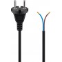 Cordon-connecteur universel pour aspirateur 7,5 m, Noir 7.5 m