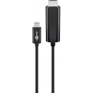 Câble adaptateur USB-C™ HDMI 4k 60 Hz, 1,80 m, noir 1.8 m