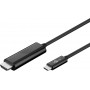 Câble adaptateur USB-C™ HDMI 4k 60 Hz, 1,80 m, noir 1.8 m