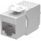 Module Keystone RJ45 CAT 6A, STP, STP, slim-line 