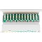 CAT 6 panneau de brassage mini/bureau, 12 ports blanc