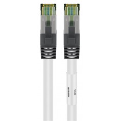 Câble patch RJ45 (CAT 6A, 500 MHz) avec câble brut CAT 8.1 S/FTP, 10 m