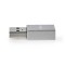 Adaptateur USB | USB 3.2 Gen 1 | USB-A Mâle | USB Type-C ™ femelle | Plaqué nickel | Droit | Métal | Noir | Boîte