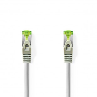 Câble Cat 7 | S/FTP | RJ45 Male | RJ45 Male | 10.0 m | Rond | LSZH | Gris | Boite avec Fenêtre