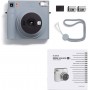Fujifilm SQ1BLPAPIR Appareil Photo instantanée 62 x 62 mm Bleu SQ1BLPAPIR, 0,3-2,2 m, Auto, 1/400 s, 1,6 s, Electronique, Lithiu