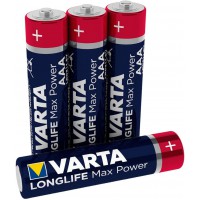 Varta - Piles Alcalines Longlife Max Power AAA (LR03) pack-4