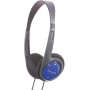 Panasonic Casque stéréo RP-HT010E-A I HP 30mm Aimant neodyme casque léger noir gris - Version Française