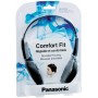 Panasonic Casque stéréo RP-HT010E-A I HP 30mm Aimant neodyme casque léger noir gris - Version Française