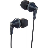 Panasonic Ecouteurs intra-auriculaires RP-HJE125E-K I Aimant neodyme Micro Design ergo fit noir - Version Française