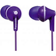 Panasonic Ecouteurs intra-auriculaires RP-HJE125E-V I Aimant neodyme Micro Design ergo fit violet - Version Française