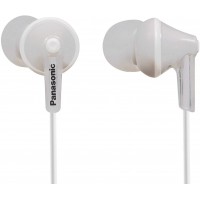 Panasonic Ecouteurs intra-auriculaires RP-HJE125E-W I Aimant neodyme Micro Design ergo fit blanc - Version Française