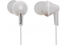 Panasonic Ecouteurs intra-auriculaires RP-HJE125E-W I Aimant neodyme Micro Design ergo fit blanc - Version Française