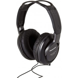 Panasonic RP-HT265E-K Casque fermé avec contrôle du volume intégré Noir (Import Royaume Uni)