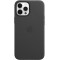 Apple Coque en Cuir avec MagSafe (pour iPhone 12 Pro Max) - Noir