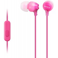 Sony MDR-EX15APPI Ecouteurs Intra-auriculaires avec Microphone - Rose