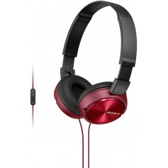 Sony MDR-ZX310APR Casque Pliable avec Microphone - Rouge