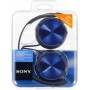 Sony MDR-ZX310L Casque Pliable - Bleu & Amazon Basics Rallonge Audio stéréo (3,5 mm mâle vers Femelle) 3,66 m