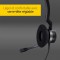 Jabra Biz 2300 USB-A MS Casque Stéréo intra-auriculaire - Casque Antibruit Filaire Skype For Business avec Unité de Contrôle pou