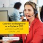 Jabra Biz 2300 USB-A UC Casque Stéréo intra-auriculaire - Casque Antibruit Filaire Communications Unifiées avec Unité de Contrôl