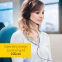 Jabra Biz 2300 USB-A UC Casque Stéréo intra-auriculaire - Casque Antibruit Filaire Communications Unifiées avec Unité de Contrôl