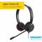 Jabra Evolve 30 MS Casque Stereo - Casque certifié Microsoft VoIP Softphone avec annulation passive du bruit - Câble USB avec co