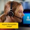 Jabra Evolve 40 MS Mono Headset - Casque Certifié Microsoft Teams pour Softphone VoIP avec Suppression Passive du Bruit - Câble 