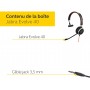 Jabra Evolve 40 UC Mono Casque audio - Casque Unified Communications pour VoIP Softphone avec annulation passive du bruit - Jack