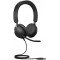 Jabra Evolve2 40 Casque PC Stereo Ecouteurs Certifié Microsoft Teams à Réduction du Bruit avec Technologie d'Appel à 3 Microphon