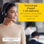 Jabra Evolve2 65 Casque PC sans Fil - Casque Mono Ecouteurs Certifié UC avec Annulation du Bruit et Batterie Longue Durée - Adap