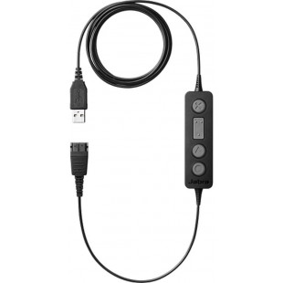 Jabra Link 260, Adaptateur USB avec QD - Protection Acoustique, avec boitier de Contrôle