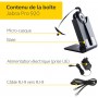 Jabra Pro 920 MS Casque Mono DECT Sans Fil - Voix HD, Antibruit et Autonomie d'une Journée - Optimisé pour une Utilisation avec 