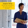 Jabra Pro 920 MS Casque Mono DECT Sans Fil - Voix HD, Antibruit et Autonomie d'une Journée - Optimisé pour une Utilisation avec 