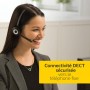 Jabra Pro 920 MS Casque Mono DECT Sans Fil - Voix HD, Antibruit et Autonomie d'une Journée - Optimisé pour une Utilisation avec 