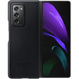 Samsung Leather Smartphone Cover, Galaxy Z Fold2 5G, Cuir, Noir - 6.2