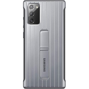 SAMSUNG Protective Standing Cover EF-RN980CSEGEU - Coque de Protection pour téléphone Portable - Argent - pour Galaxy Note20, No