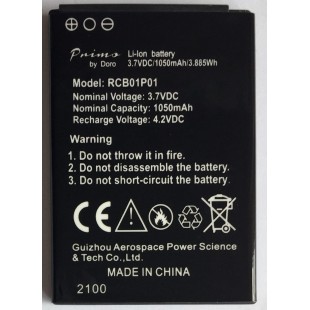 Doro Remplacement Batterie Rechargeable pour Primo 406, 413, 414 - s'adapte 406, 413, 414