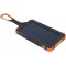Xtorm Solar Power Bank - Chargeur solaire extérieur - 5000 mAh - Affichage LED - USB - USB-C et avec lampe de poche - Orange