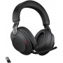 Jabra Evolve2 85 Casque PC Sans Fil - Casque Audio certifié UC avec Réduction du Bruit et Batterie Longue Durée - Adaptateur Blu