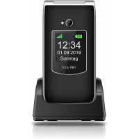Bea-Fon Téléphone Portable à clapet SL595 SL595_EU001B Noir, Argent 1 pc(s)