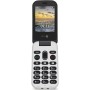 Doro 6060 Téléphone Portable 2G Dual SIM à Clapet Débloqué pour Seniors avec Affichage Externe, Grandes Touches, Touche d'Assist