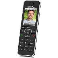 AVM Fritz!FON C6 Black Edition Téléphone VoIP sans Fil répondeur téléphonique, babyphone, Fonction Mains Libres, Code P