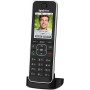 AVM Fritz!FON C6 Black Edition Téléphone VoIP sans Fil répondeur téléphonique, babyphone, Fonction Mains Libres, Code P